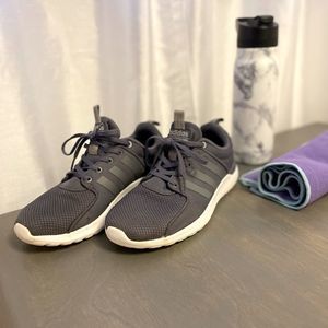 ADIDAS cloud foam grey athletic runners